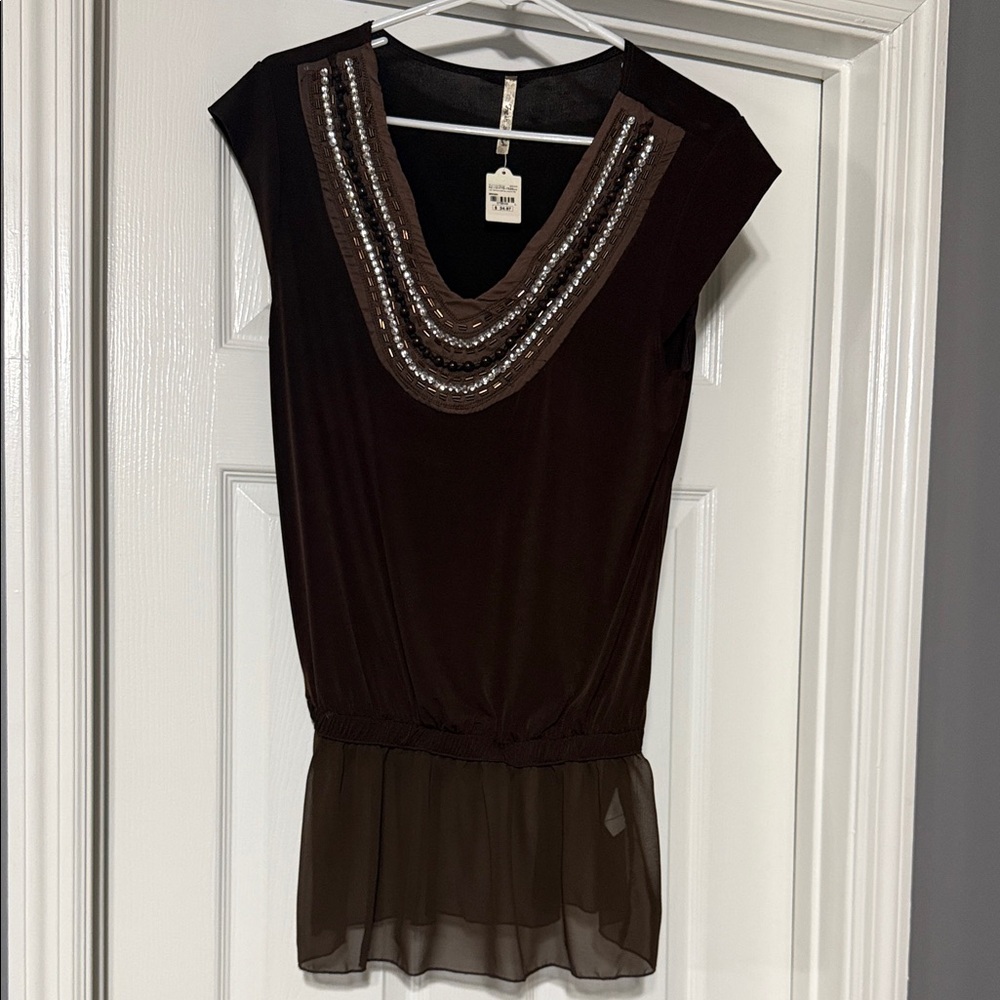 Chocolate Brown Top